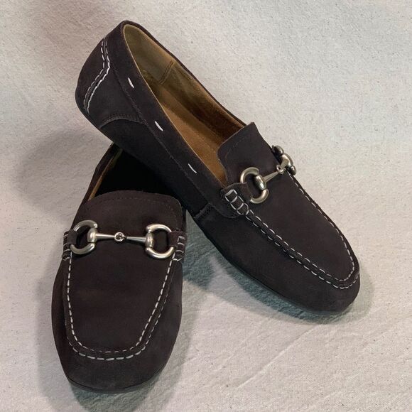 Nunn Bush Suede Horsebit Driving Loafers Mens Size 9.5M - Picture 5 of 16